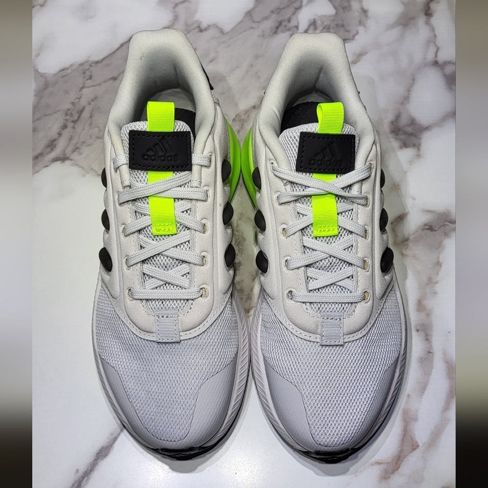 Adidas Big Kids NWOT White/Green X_PLRPHASE Casual Sneakers Size 4 - Picture 2 of 14